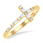 Diamond Cross Fashion Ring