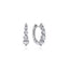 Diamond Huggie Hoop Earrings