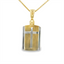 Cross Dog Tag Pendant