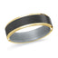 Men's Tantalum & Carbon Fiber Wedding Ring