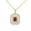 Ruby & Diamond Pendant