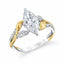 Marquise Diamond Nature-inspired Engagement Ring