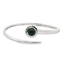 Sterling Silver Black Onyx Bangle Bracelet