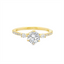 Round Diamond Three Stone Engagement Ring