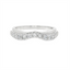 Diamond Contour Wedding Ring