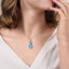 Bujukan Sterling Silver Rock Crystal & Turquoise Pendant