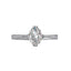 Oval Diamond Hidden Halo Engagement Ring