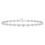 Platinum Diamond Station Bracelet