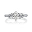 Round Diamond Freeform Engagement Ring