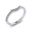 Diamond Contour Wedding Ring