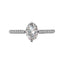 Oval Diamond Hidden Halo Engagement Ring