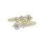 Diamond Bypass Fashion Ring