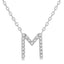Block Initial Necklace
