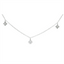 Diamond Clover Station Necklace