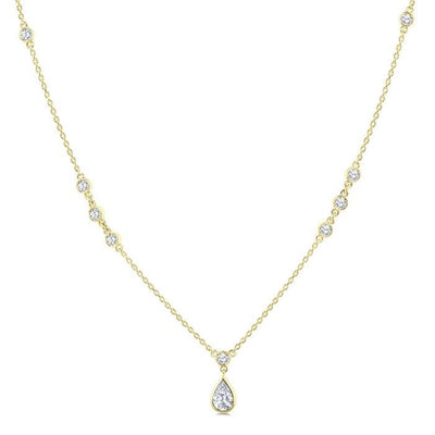 Diamond Station Necklace