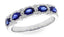Sapphire & Diamond Stackable Ring