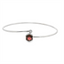 Garnet & Diamond Bangle Bracelet
