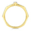 Diamond Geometric Fashion Ring