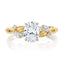 Oval Diamond Nature-Inspired Engagement Ring