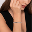 Bujukan Sterling Silver & 14k YG Bangle Bracelet