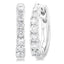 Diamond Huggie Hoop Earrings