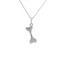 Petite Diamond Dog Bone Pendant