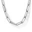 18" Sterling Silver Solid Paperclip Chain