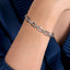 Sterling Silver White Sapphire Bracelet