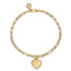 Bujukan Paperclip Heart Charm Bracelet