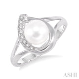 Pearl & Diamond Fashion Ring