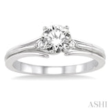 Semi-Mount Diamond Engagement Ring