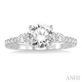 Semi-Mount Diamond Engagement Ring