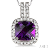 Gemstone & Diamond Pendant