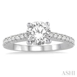 Semi-Mount Diamond Engagement Ring