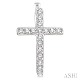 Cross Diamond Earrings