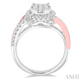 Oval Shape Lovebright Diamond Ring