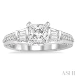 Semi-Mount Diamond Engagement Ring