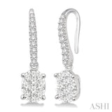 Oval Shape Lovebright Essential Diamond Earrings