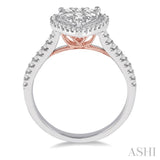 Heart Shape Lovebright Essential Diamond Engagement Ring