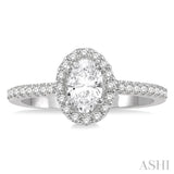 Oval Shape Diamond Engagement Ring