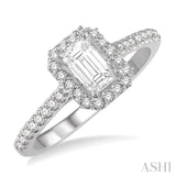 Semi-Mount Diamond Engagement Ring