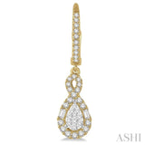 Pear Shape Lovebright Diamond Earrings