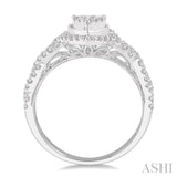 Pear Shape Lovebright Diamond Engagement Ring