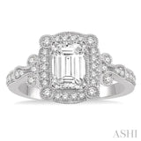 Semi-Mount Diamond Engagement Ring