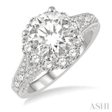 Semi-Mount Diamond Engagement Ring