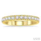 Pave-Set Diamond Wedding Band