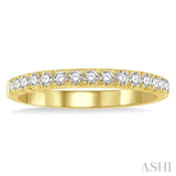 Pave-Set Diamond Wedding Band