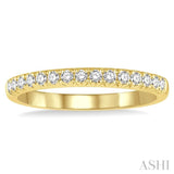 Pave-Set Diamond Wedding Band