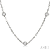 Diamond Station Necklace