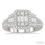 Fusion Diamond Engagement Ring